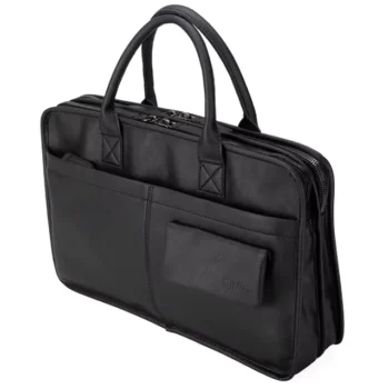 MALETIN BIWO ALMERIA NEGRO ECO CUERO REV