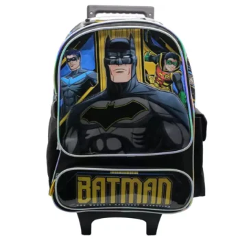 MOCHILA CRESKO CON CARRO BATMAN 18"