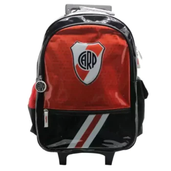 MOCHILA CRESKO CON CARRO RIVER PLATE 18"