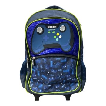 MOCHILA SKORA CON CARRO JOYSTICK 17"