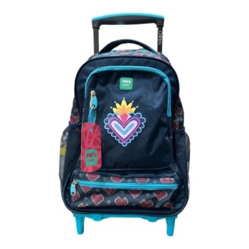 MOCHILA OWEN CON CARRO CORAZONES 18"