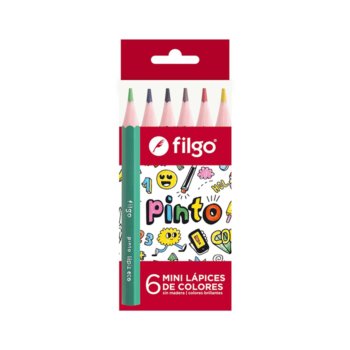 LAPIZ COLOR FILGO PINTO MINI X 6