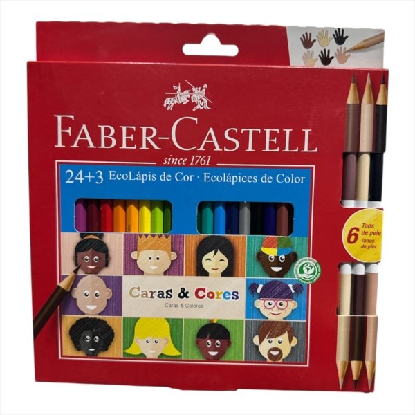 Lapiz Color Faber Castell X 24 Caras y C