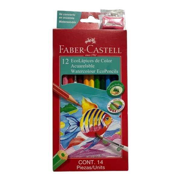 Lapiz Color Faber Castell X 12 Acuarelab