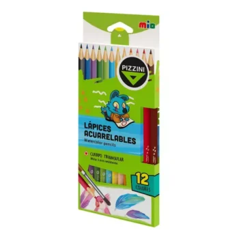 LAPIZ COLOR PIZZINI TRIAN. X 12 COLORES