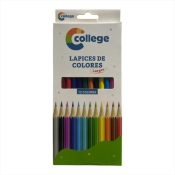 LAPIZ COLOR COLLEGE / TRAZOS LINE X 12 L
