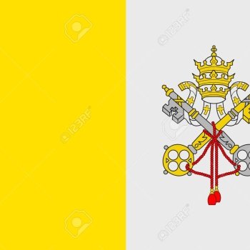 BANDERA DE VATICANO 90x150 C/ESCUDO FLAM