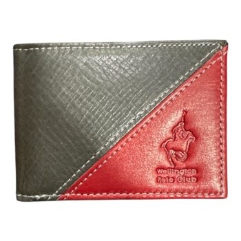 BILLETERA WPC BICOLOR NEGRO/BORDO