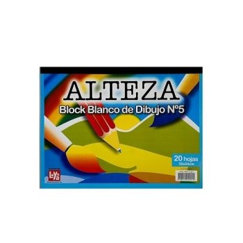 BLOCK ALTEZA DE DIBUJO BLANCO NRO 5 20HJ