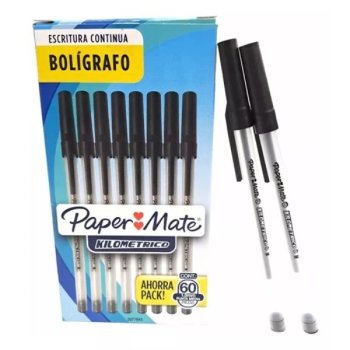 Boligrafo Paper Mate Kilometrico Negro e