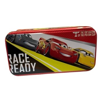 CARTUCHERA LATA DISNEY CARS 10X20X7.5