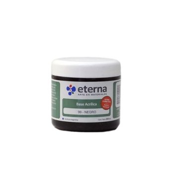 BASE ACRILICA ETERNA 200ML NEGRO
