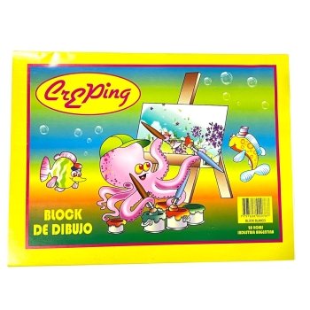 BLOCK CREPING N 5 BLANCO 20 HJS