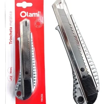 Cutter Olami 9 Mm Metalico C/ Guia