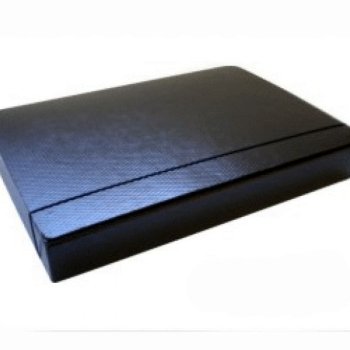 CAJA ARCHIVO FIBRA NEGRA 5cm C/ELASTIC