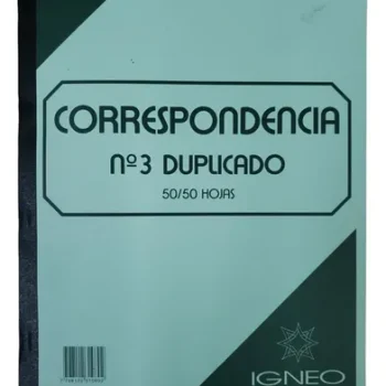 CUADERNO CORRESPONDENCIA N3 DUPLICADO