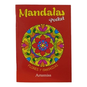 LIBRO P/COLOREAR MANDALAS FLORES Y FANTA