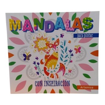 LIBRO P/COLOREAR MANDALAS CON INSPIRACIO