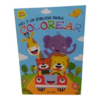 LIBRO CAROBOOKS P/COLOREAR MIL Y UN DIBU