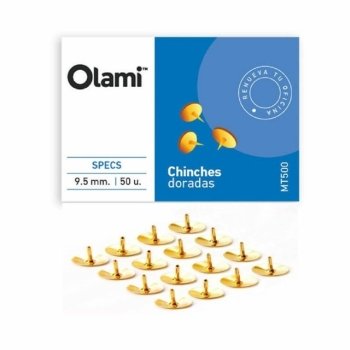 CHINCHES OLAMI DORADA CJ X 50 UNIDADES