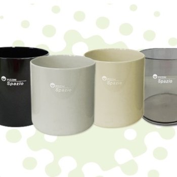 PORTA LAPIZ PIZZINI CILINDRO GRIS