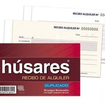 TAL. RECIBI HUSARES ALQUILER DUPLICADO A