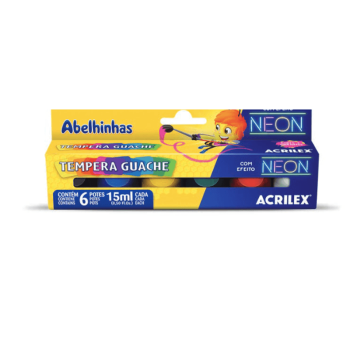 TEMPERA GUACHE NEON X6
