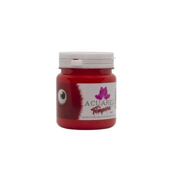 TEMPERA ACUAREL POTE 250G ROJO