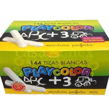 Tiza Playcolor Blanca X 144 S