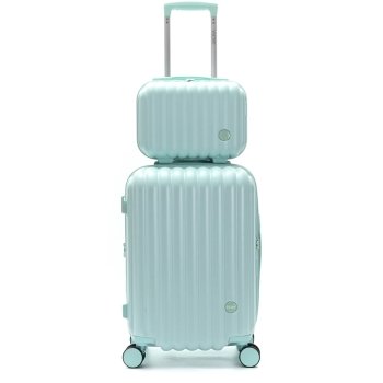 SET VALIJAS SKORA AQUA 20" DOBLE RUEDA