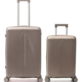 SET X2 VALIJAS SKORA BEIGE 20"-24"