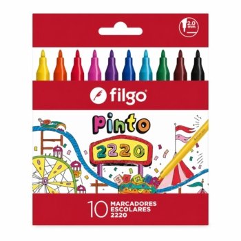 Marcador Filgo 2220 X 10 Colores