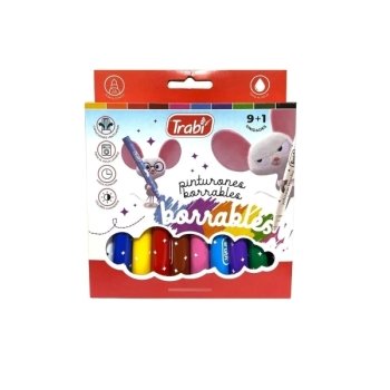 FIBRA TRABI BORRABLES 9+1 PINTURONES