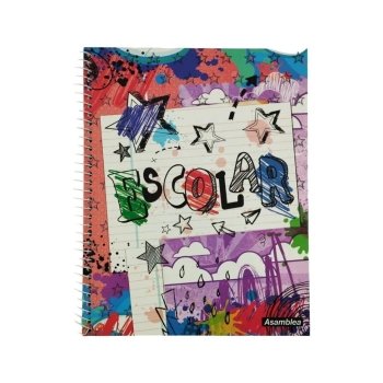 CUADERNO ASAMBLEA ESCOLAR CUADRICULADO 100HJ