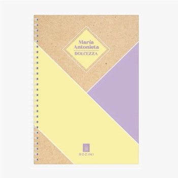 CUADERNO ROZINI DOLCEZZA A4