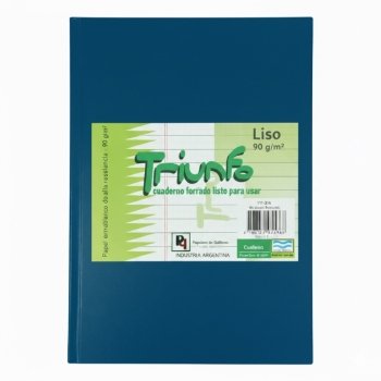 CUADERNO TRIUNFO 16X21 LISO 50HJ