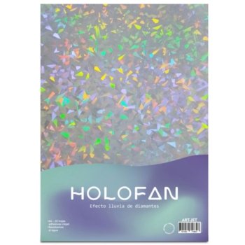 Papel Holofan ART Jet Adhesivo Lluvia de Diamantes