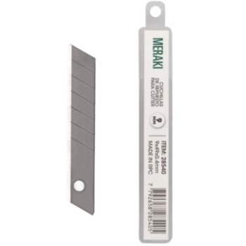 Repuesto Cutter Automatico Meraki 9MM X10