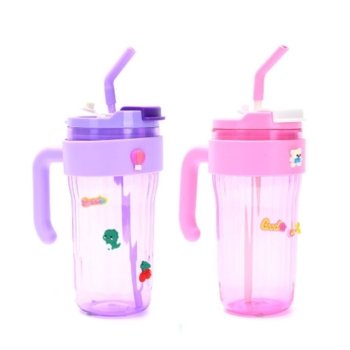 Vaso SKORA con Agarre y Sorbete 800ML