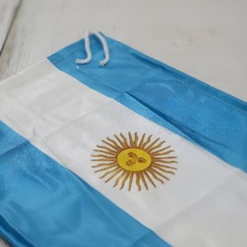 BANDERA ARG.POLIAMIDA C/SOL 350 X 560 SA