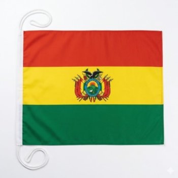 BANDERA DE BOLIVIA 90X150 FLAMEO