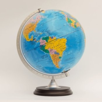 Globo base madera 30 cm multigiro art 30