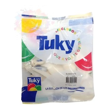 Globo Blanco Liso X 50 Unidades